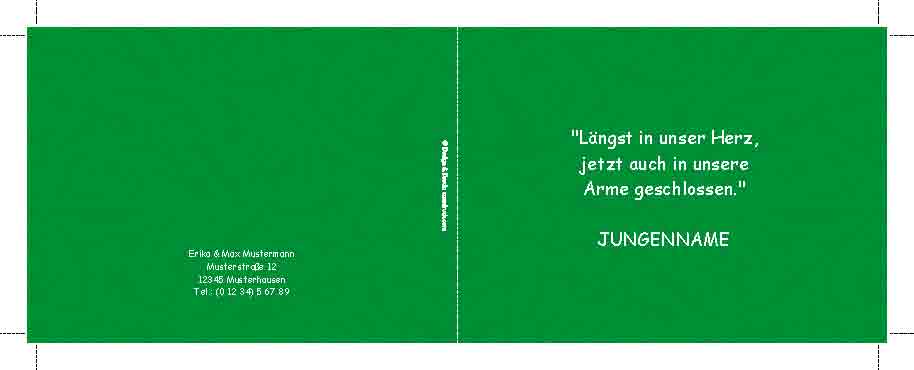 Danke zur Geburt Junge 4