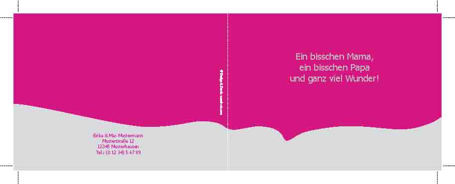 Danke zur Geburt Mädchen 1