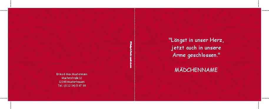 Danke zur Geburt Mädchen 4