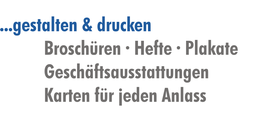 COMDruck macht Druck